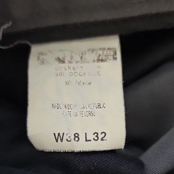 Dockers Recode Men's Gray Dress Pants With Cuffed Hem Waist 38 - Picture 9 of 9